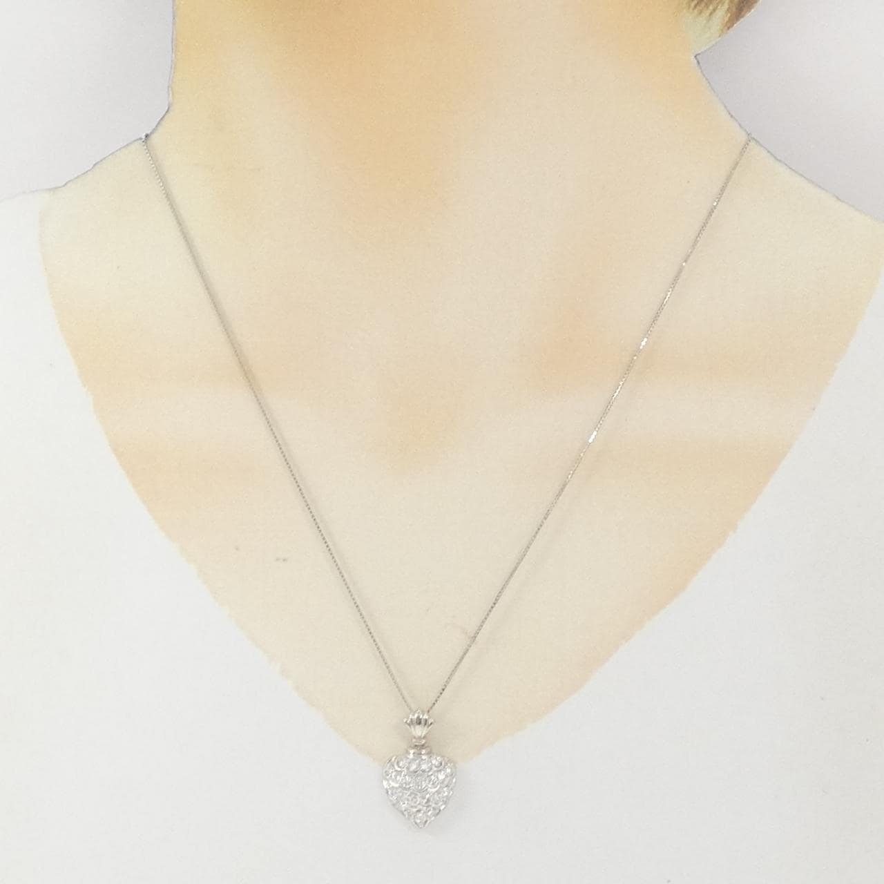 PT900/PT850 ダイヤモンド ネックレス 0.70CT