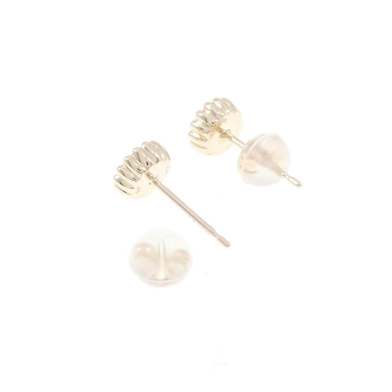 【リメイク】K10YG ダイヤモンド ピアス 0.14CT