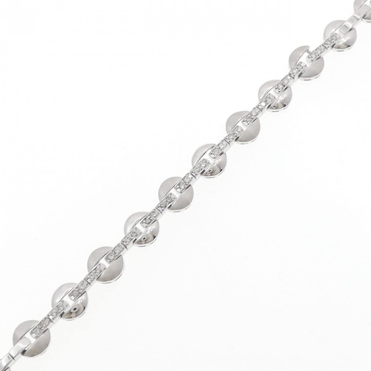 K18WG鑽石手鍊0.30CT