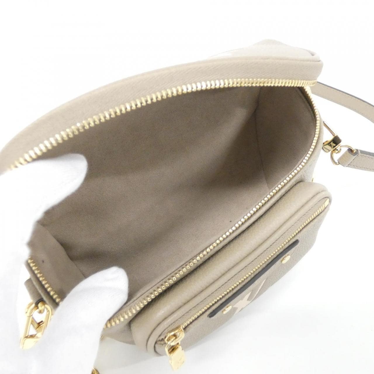 ルイヴィトン バイカラー モノグラム アンプラント ミニ バムバッグ M83219 バッグ