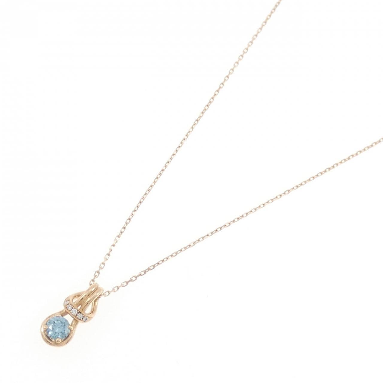 K18PG ダイヤモンド ネックレス 0.253CT