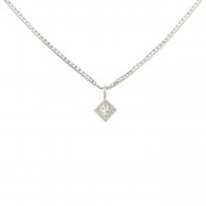K18WG ダイヤモンド ネックレス 0.30CT