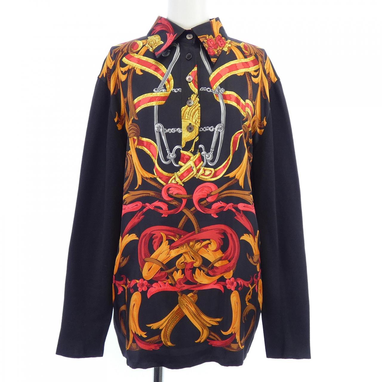 【ヴィンテージ】エルメス HERMES LE MORS A LA CONETABLE ツイルレーヌ. トップス