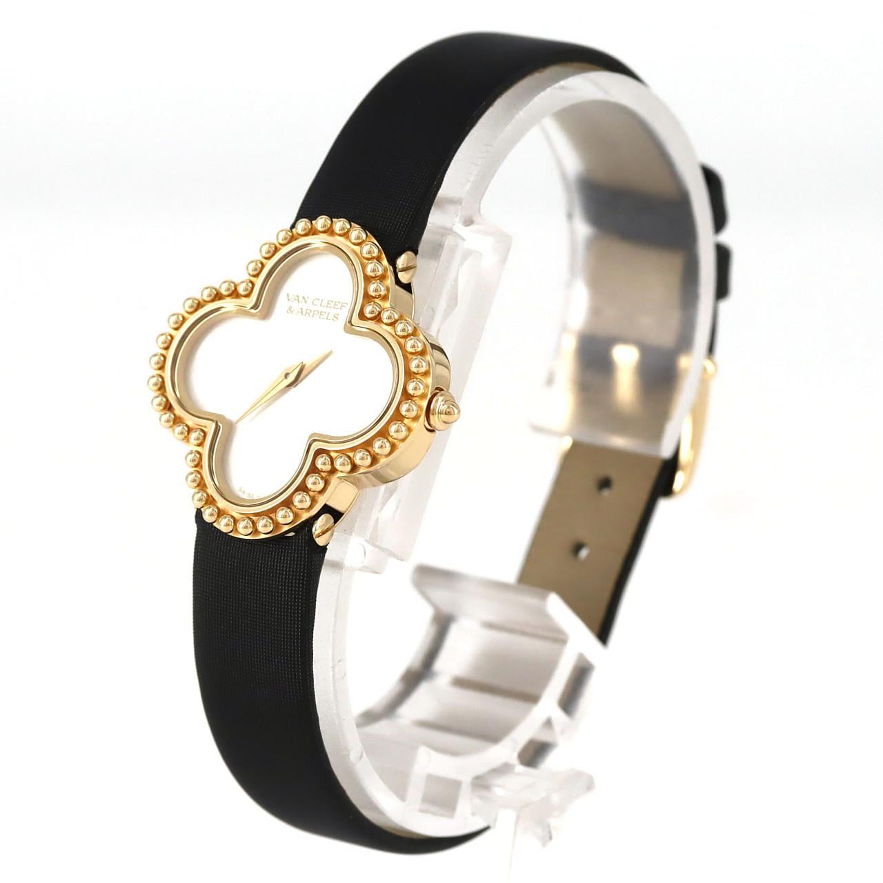 ヴァンクリーフ&アーペル アルハンブラ YG 136574/VCARD22000 YG クォーツ