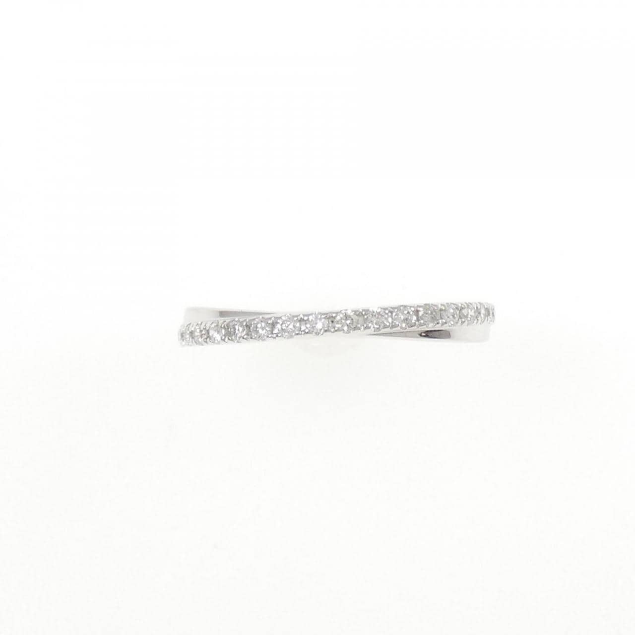 K14WG ダイヤモンド リング 0.16CT