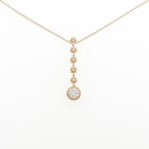 K18PG/K18WG ダイヤモンド ネックレス 0.348CT