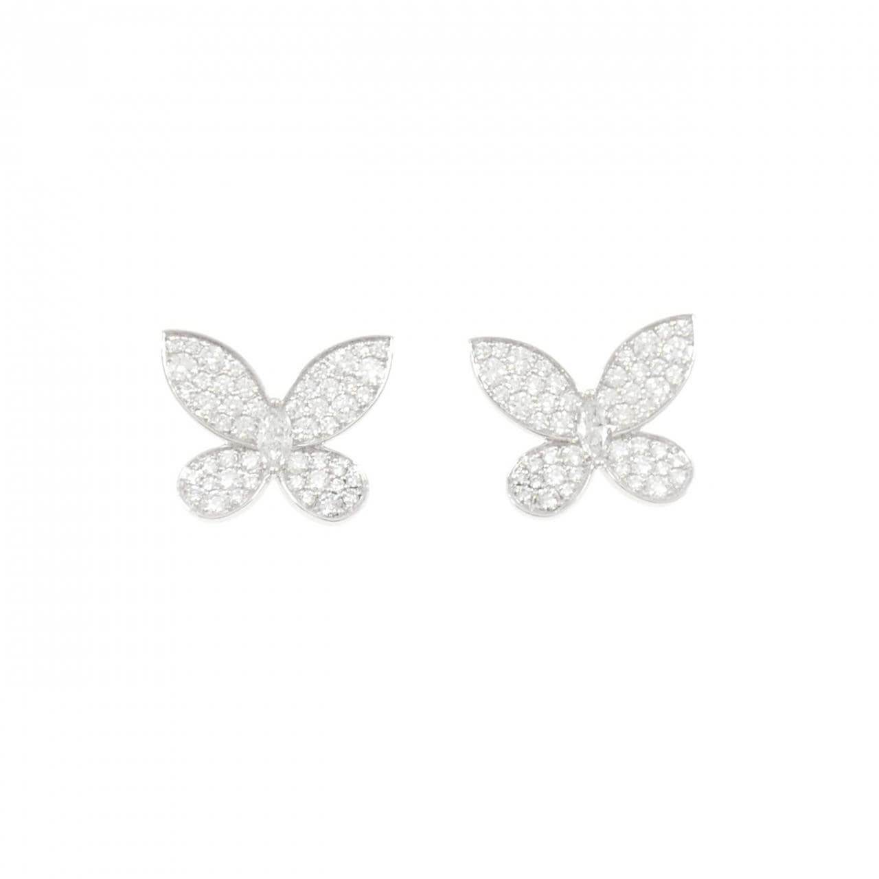 Graff Pavé Butterfly Earrings