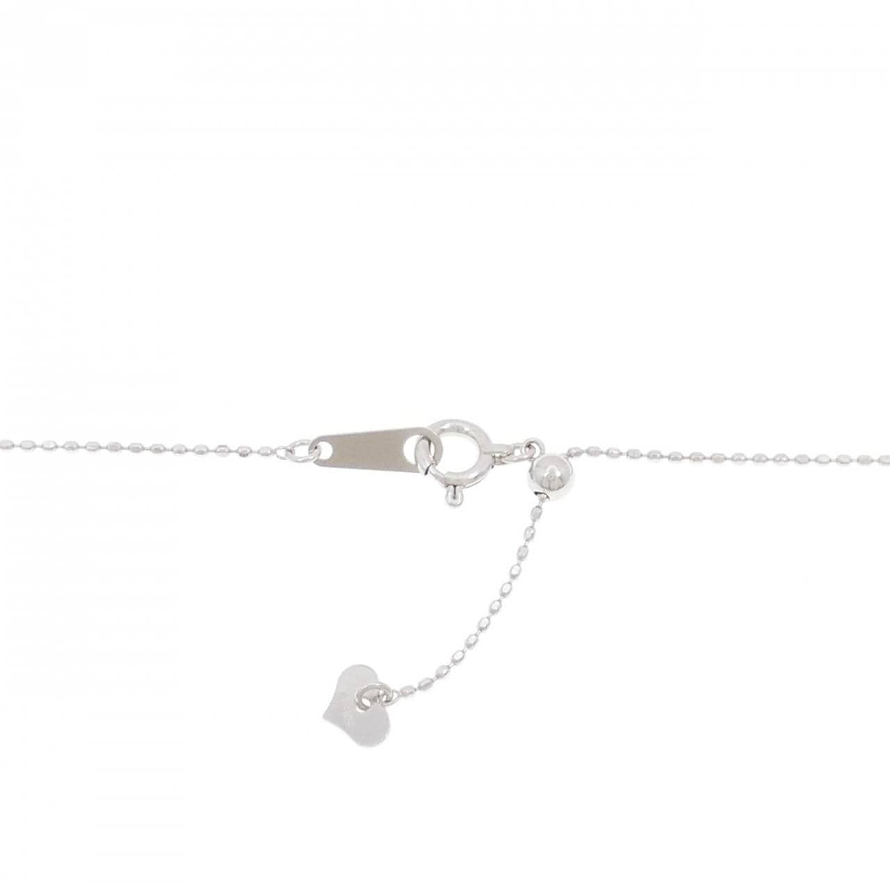 K18WG ルビー ネックレス 0.22CT