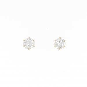 【リメイク】K18YG/ST ダイヤモンド ピアス 0.527CT 0.531CT G-H SI1 Good