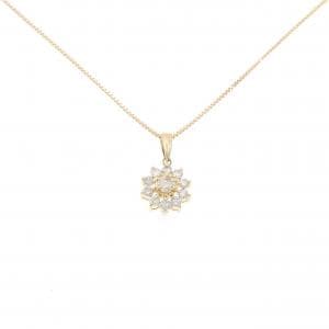 K18YG ダイヤモンド ネックレス 0.51CT