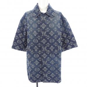 ルイヴィトン LOUIS VUITTON モノグラムショートスリーブシャンブレーシャツ HPS73WARS S／Sシャツ