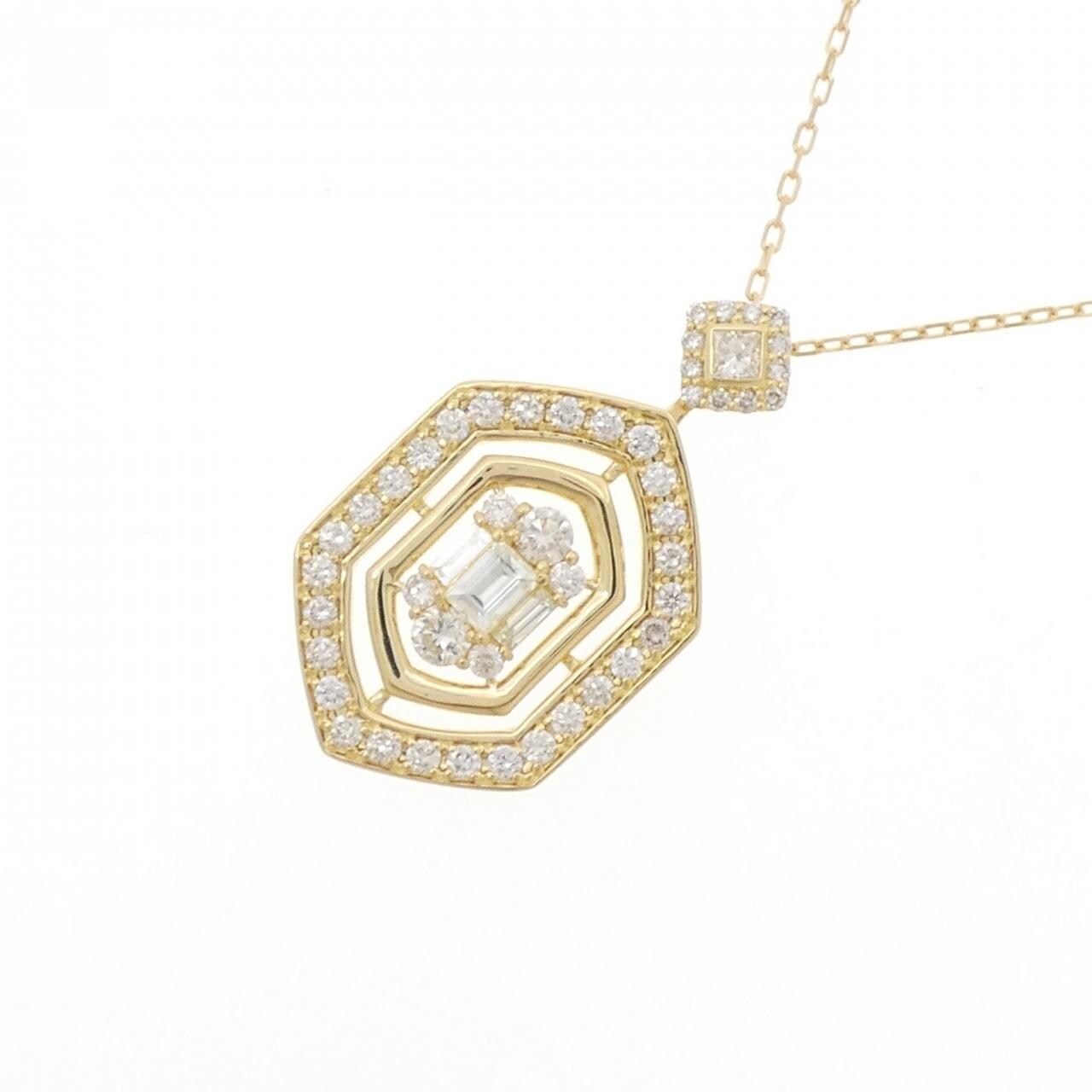 K18YG ダイヤモンド ネックレス 1.00CT