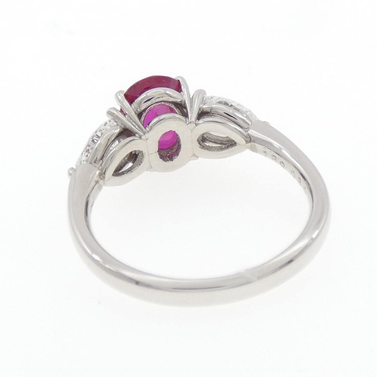 PT900 ルビー リング 1.39CT