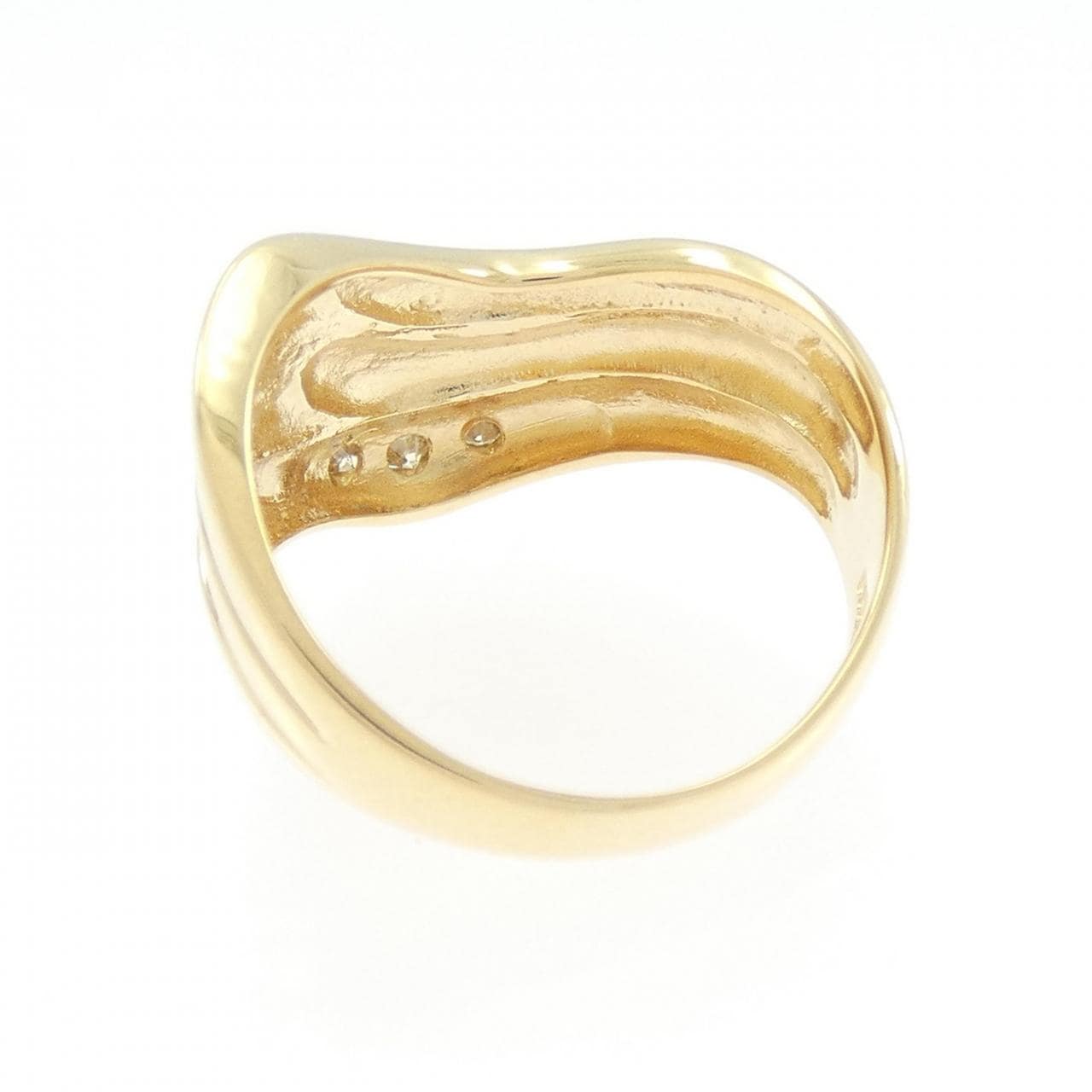 K18YG ダイヤモンド リング 0.06CT