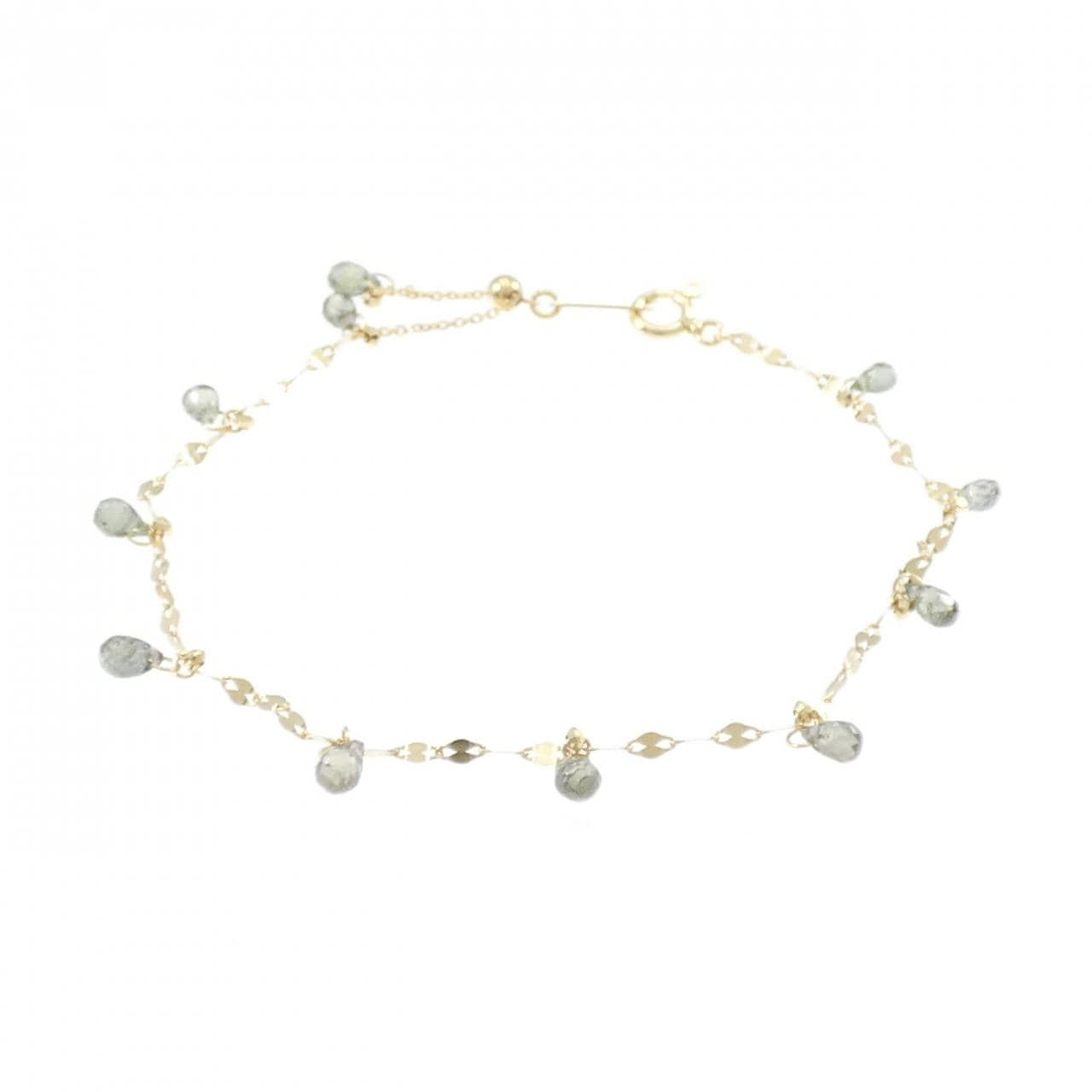 K18YG サファイヤ ブレスレット 1.60CT