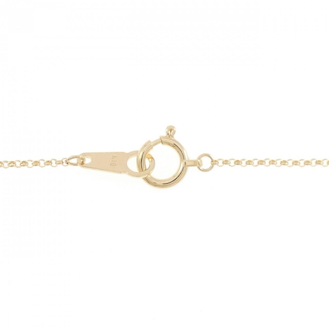 K18YG クロス ダイヤモンド ネックレス 0.121CT