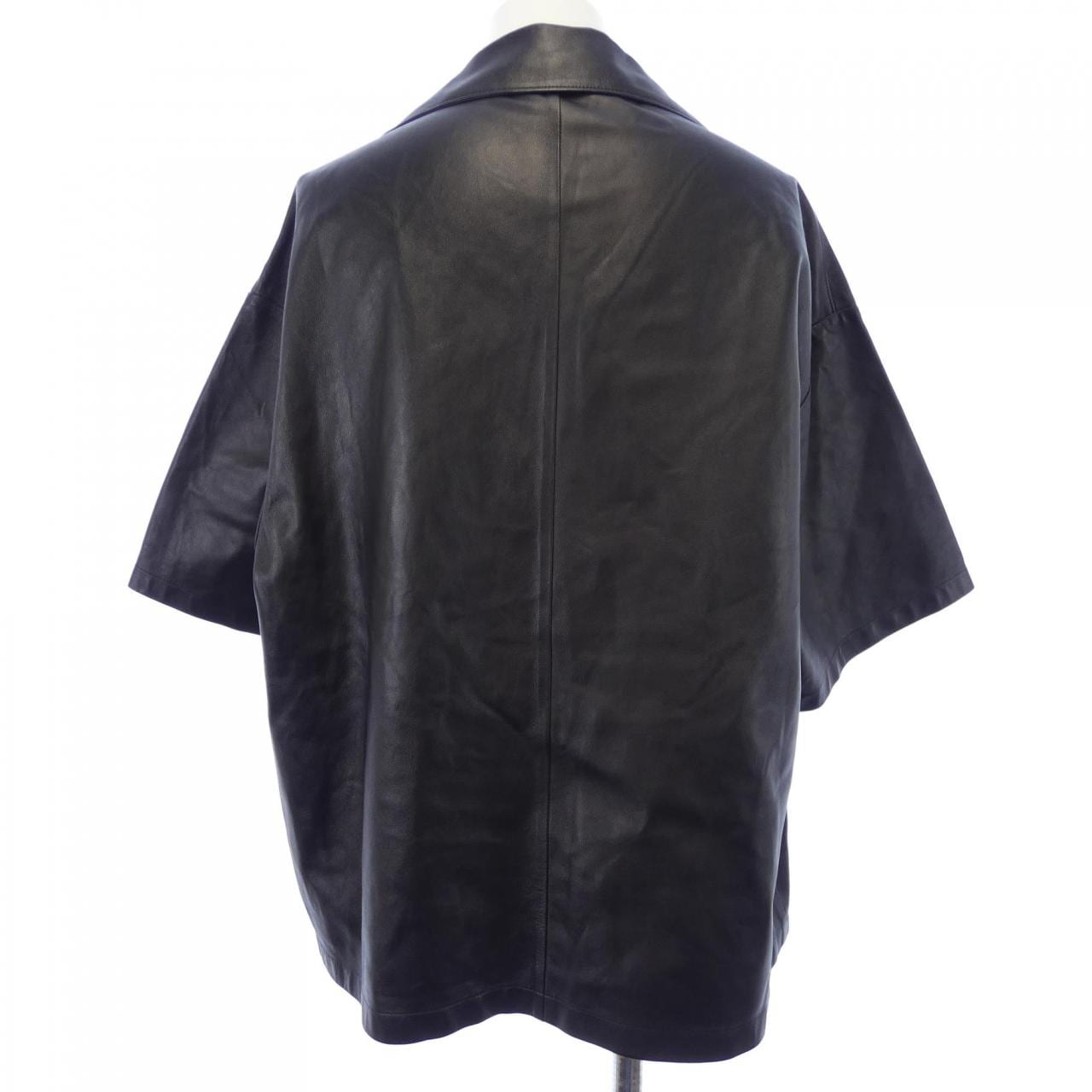 プラダ PRADA トライアングルロゴ ナッパレザー シャツ UPC176 1WDV S／Sシャツ
