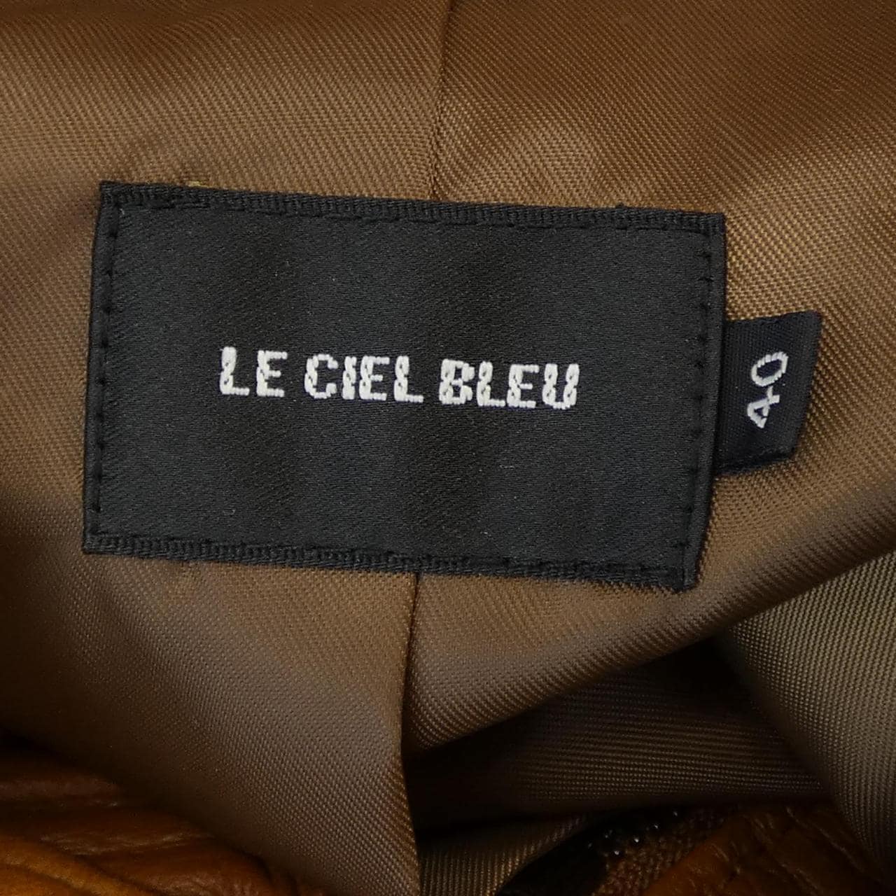 ルシェルブルー LE CIEL BLEU レザージャケット