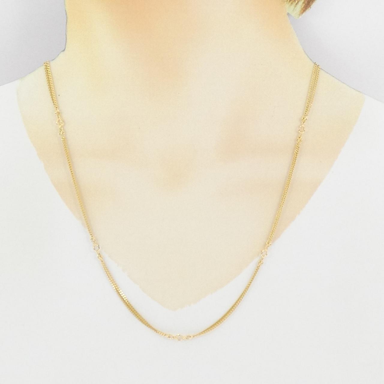 K18YG necklace