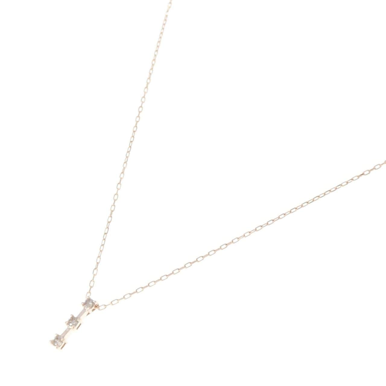 K10PG ダイヤモンド ネックレス 0.10CT