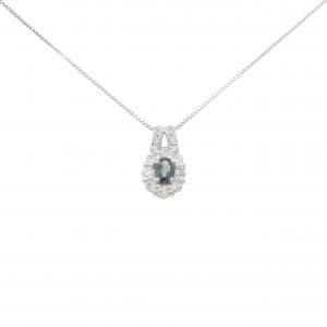 PT900/PT850 アレキサンドライト ネックレス 0.22CT