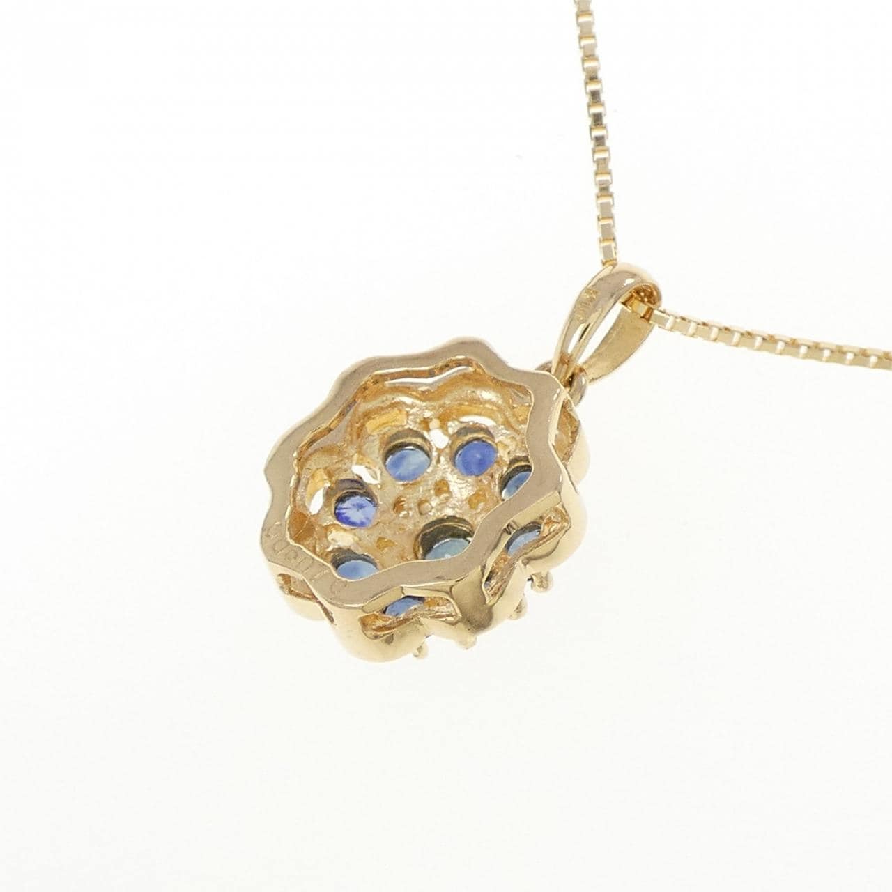 K18YG サファイヤ ネックレス 0.70CT