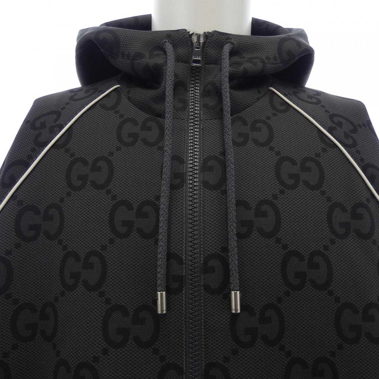 グッチ GUCCI ウェブ ストライプ付き ジャンボGG ジップジャケット 771619 XJF52 ブルゾン