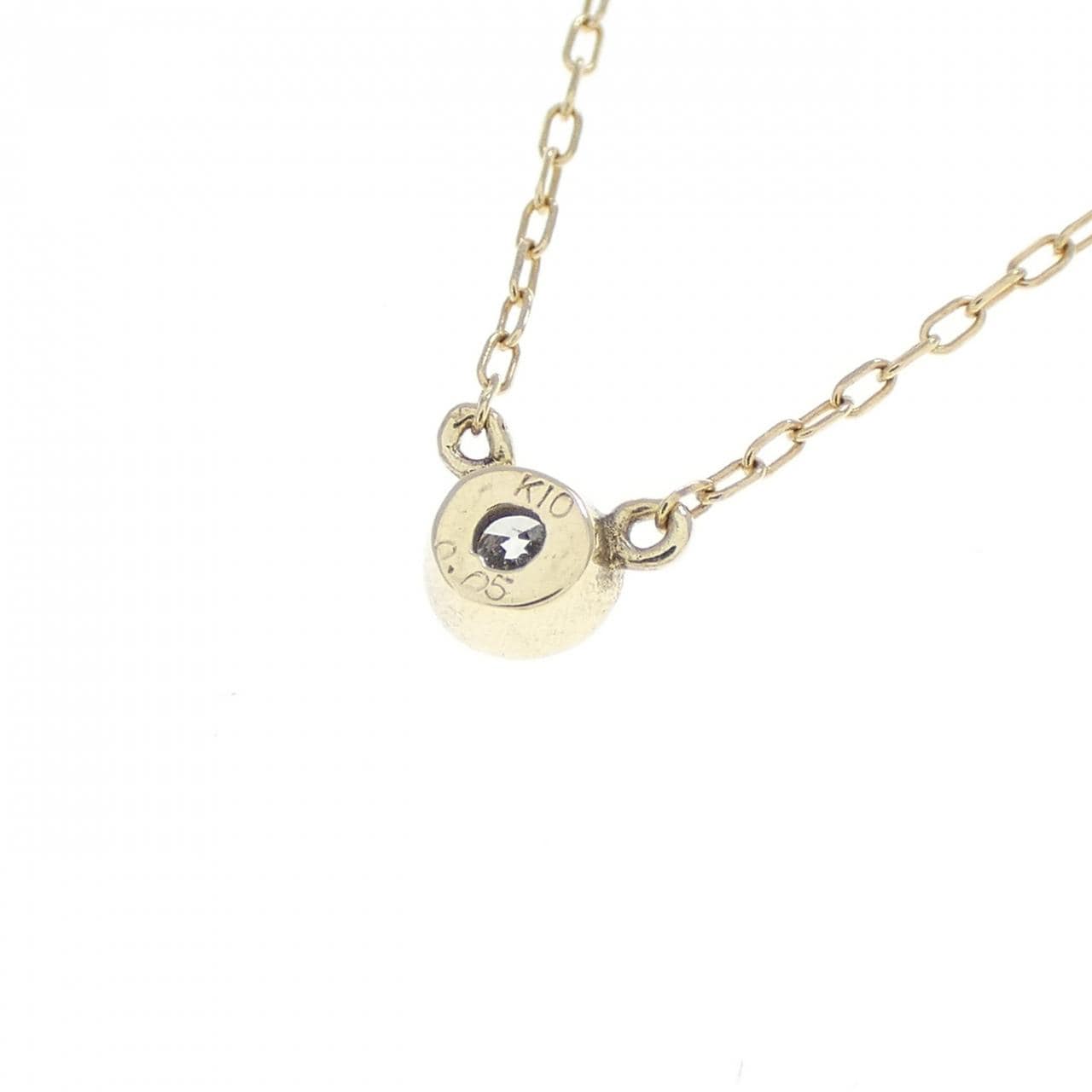 K10YG ダイヤモンド ネックレス 0.05CT