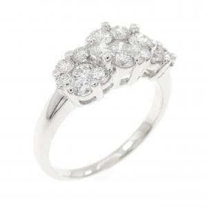 K18WG ダイヤモンド リング 1.03CT