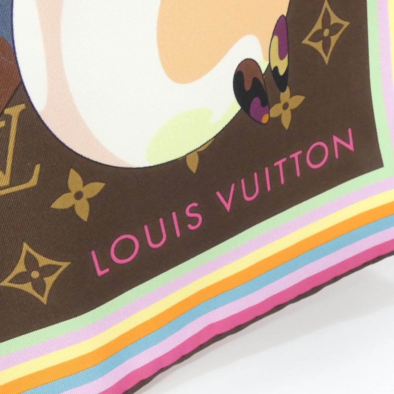 ルイヴィトン モノグラム(LV X TM) カレ スーパー フラット  M96274 スカーフ