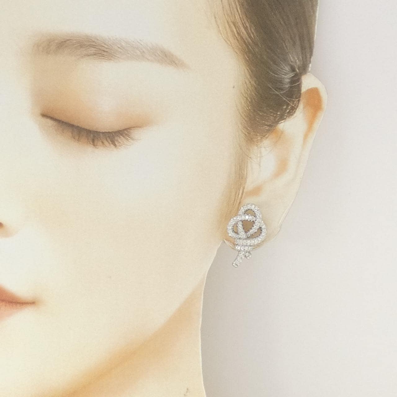 ティファニー ダイヤモンド ピアス 1.21CT
