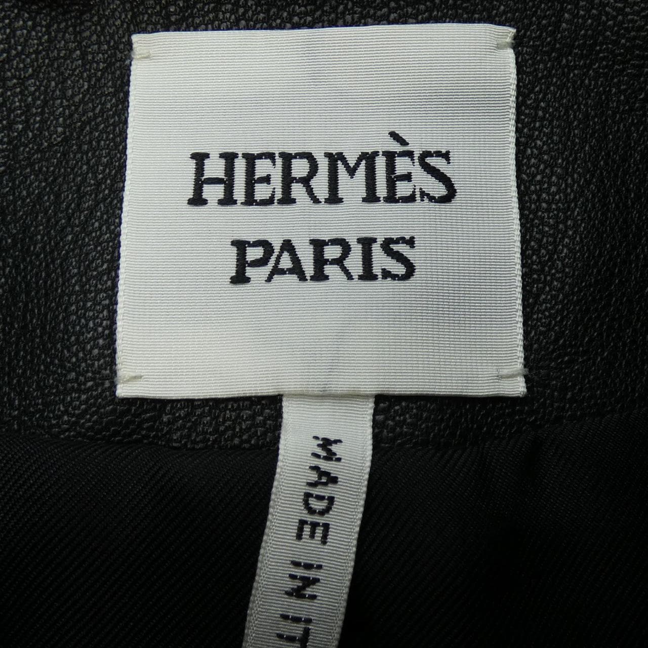 エルメス HERMES 乗馬ジャケット 4E1200D7 レザージャケット