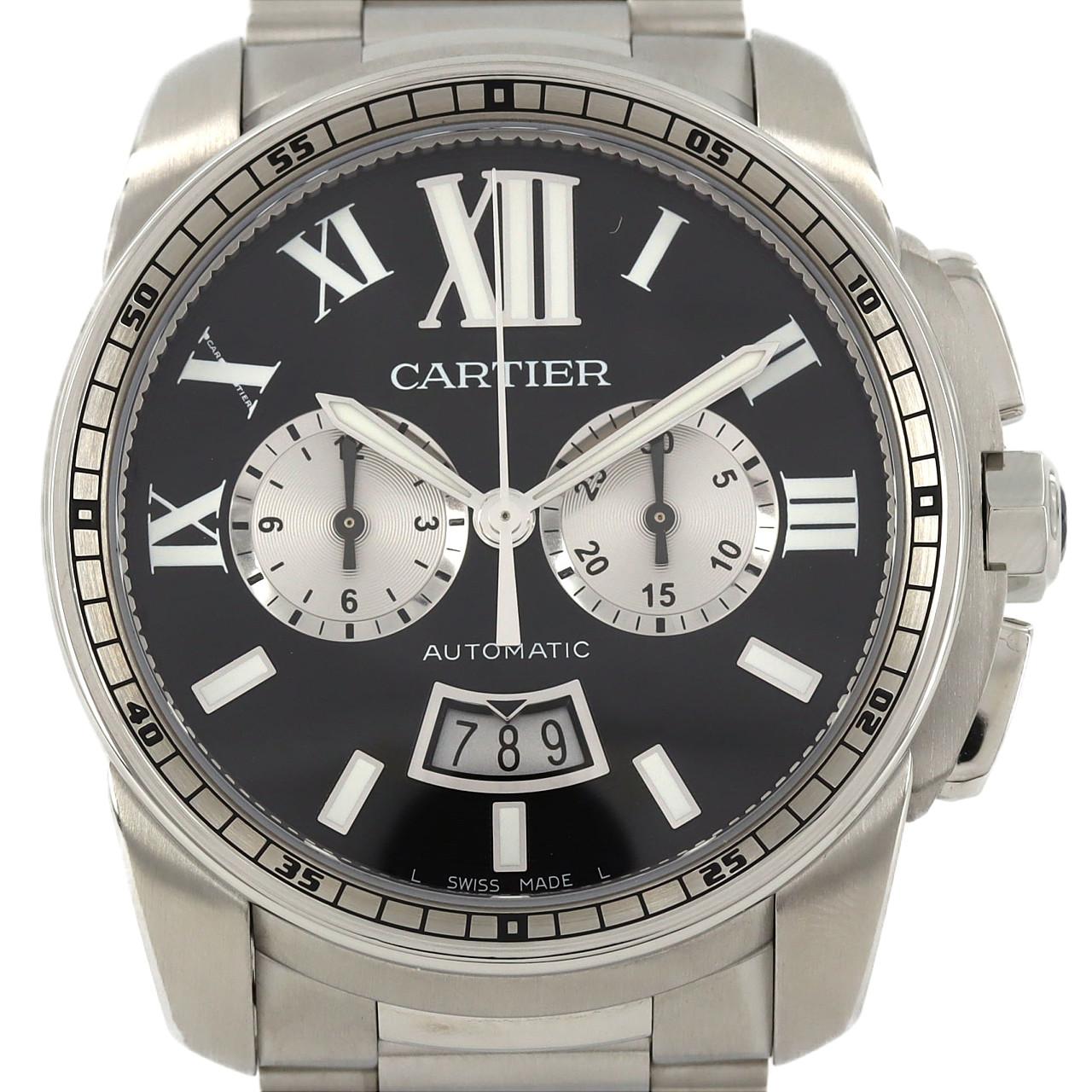 Cartier Calibre de Cartier計時碼錶 W7100061 SS自動上弦