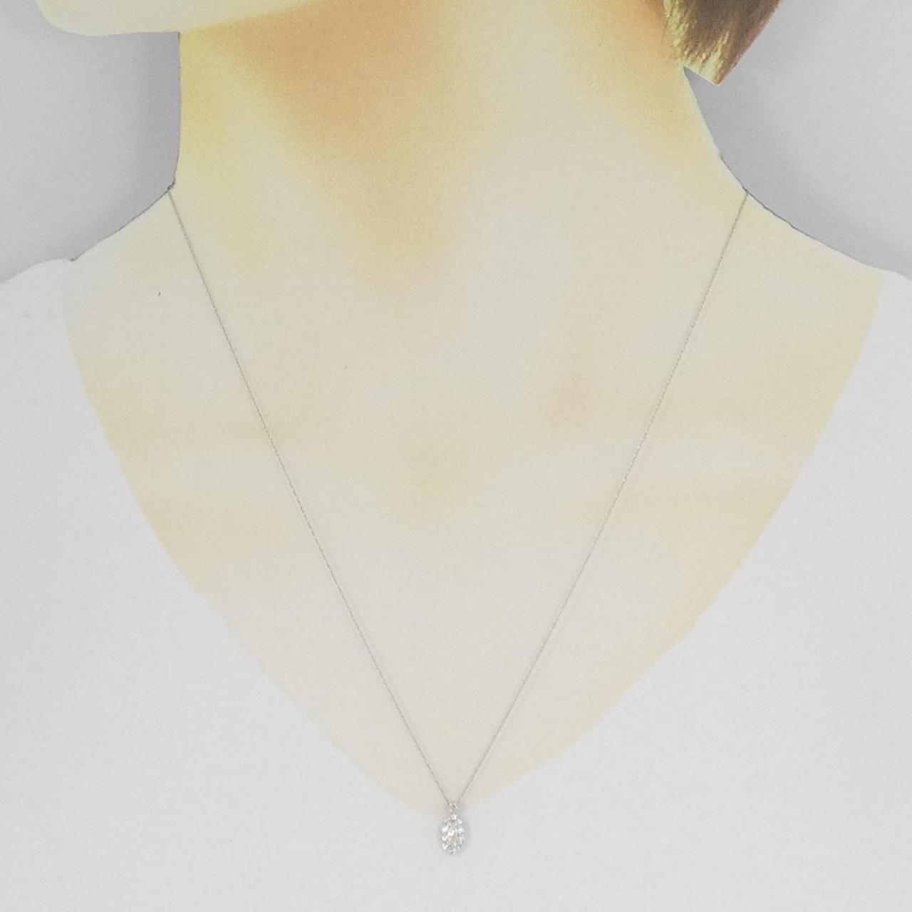 【新品】PT900/PT850 ダイヤモンド ネックレス 0.20CT