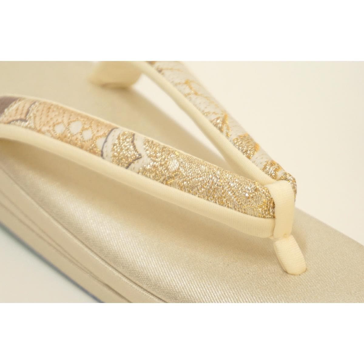 【新品】草履バッグセット　白梅　Ｆサイズ