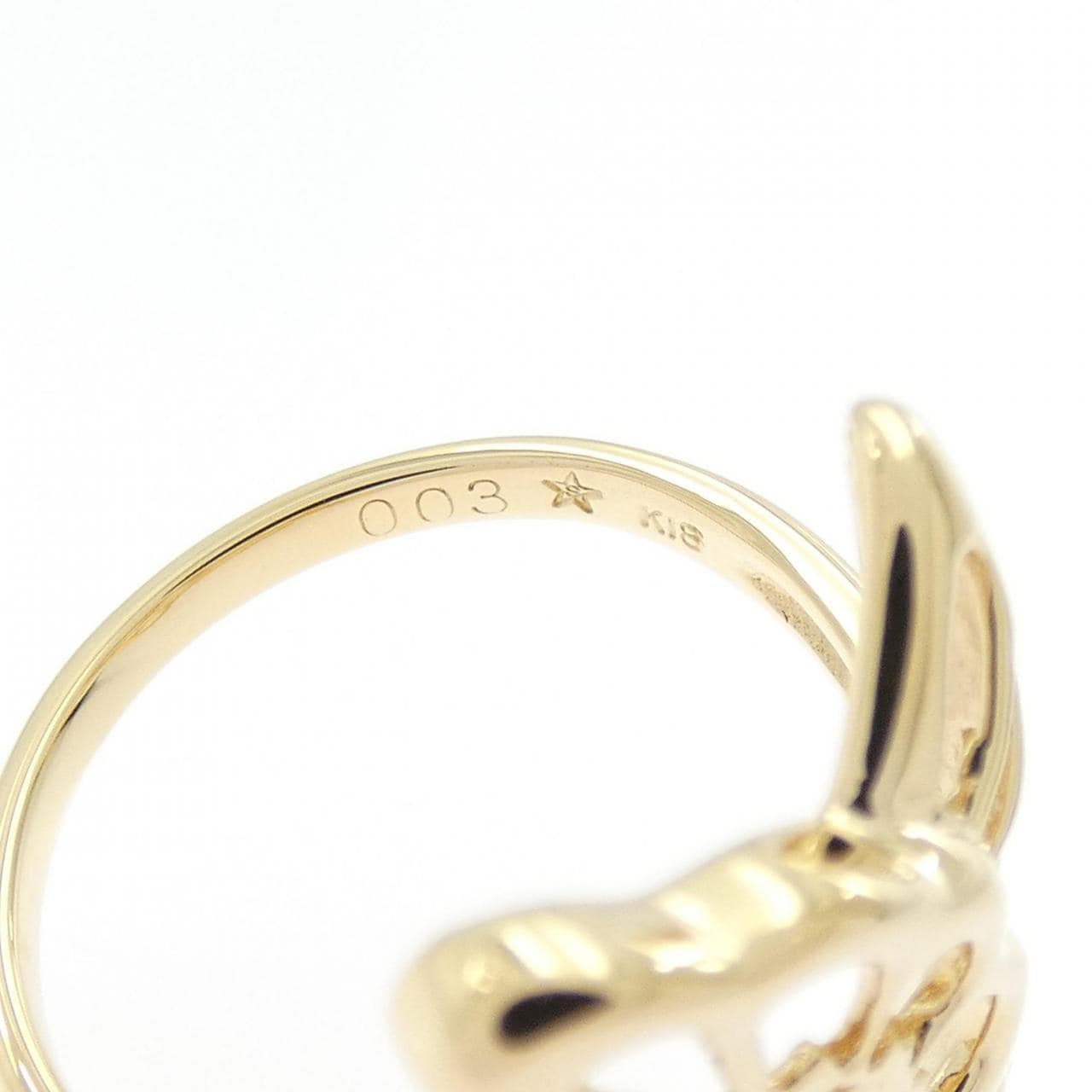 ギンザ タナカ バタフライ ダイヤモンド リング 0.03CT