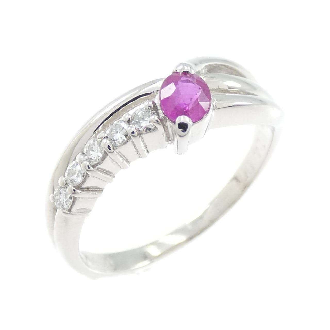 PT900 ルビー リング 0.24CT