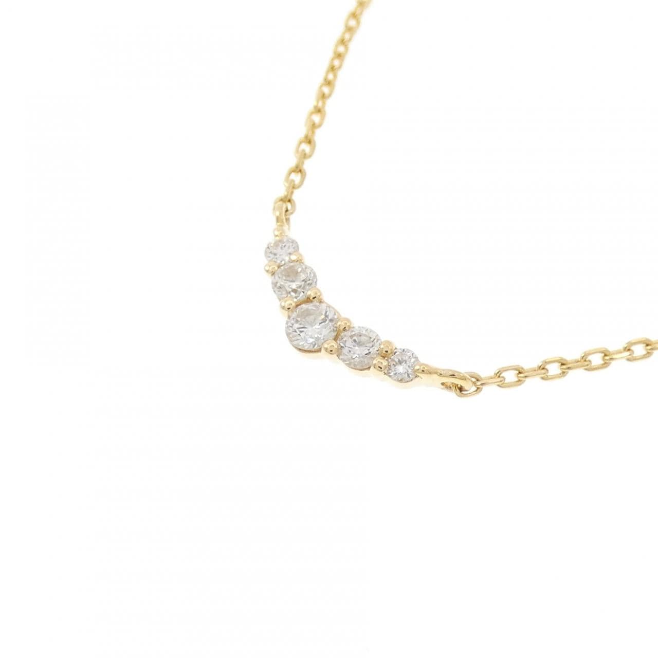 ヴァンドーム ダイヤモンド ネックレス 0.11CT