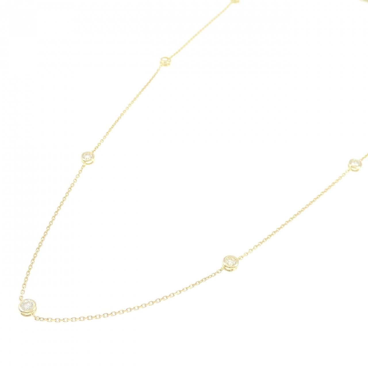 K18YG ダイヤモンド ネックレス 0.50CT