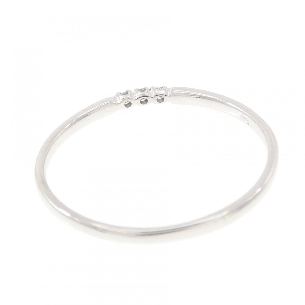 K18WG ダイヤモンド リング 0.03CT