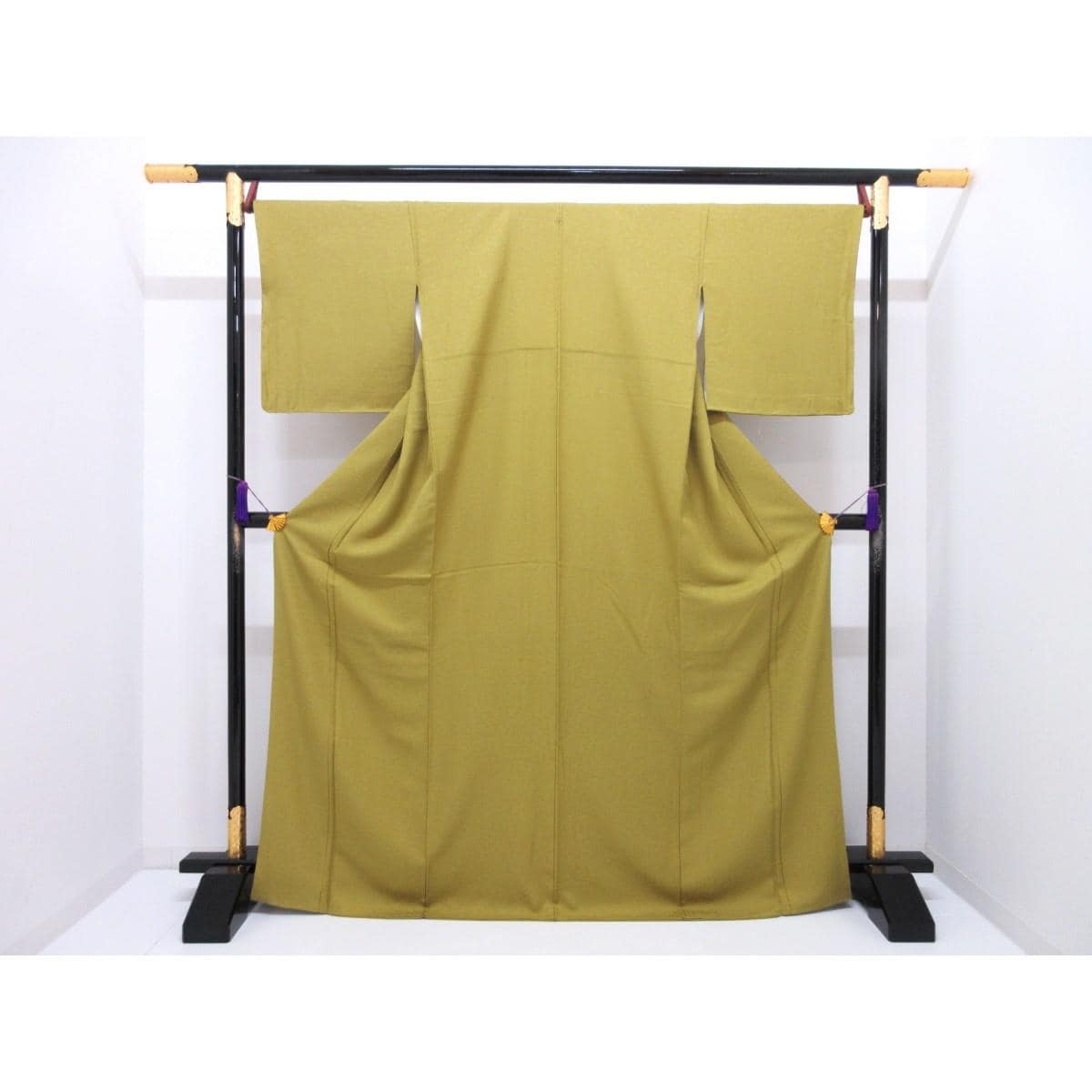 【未使用品】色無地　寿光織　片喰