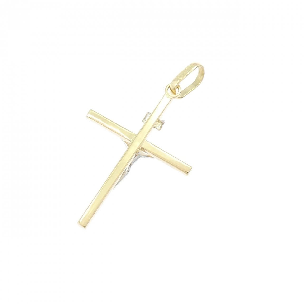 750YG/750WG クロス ペンダント