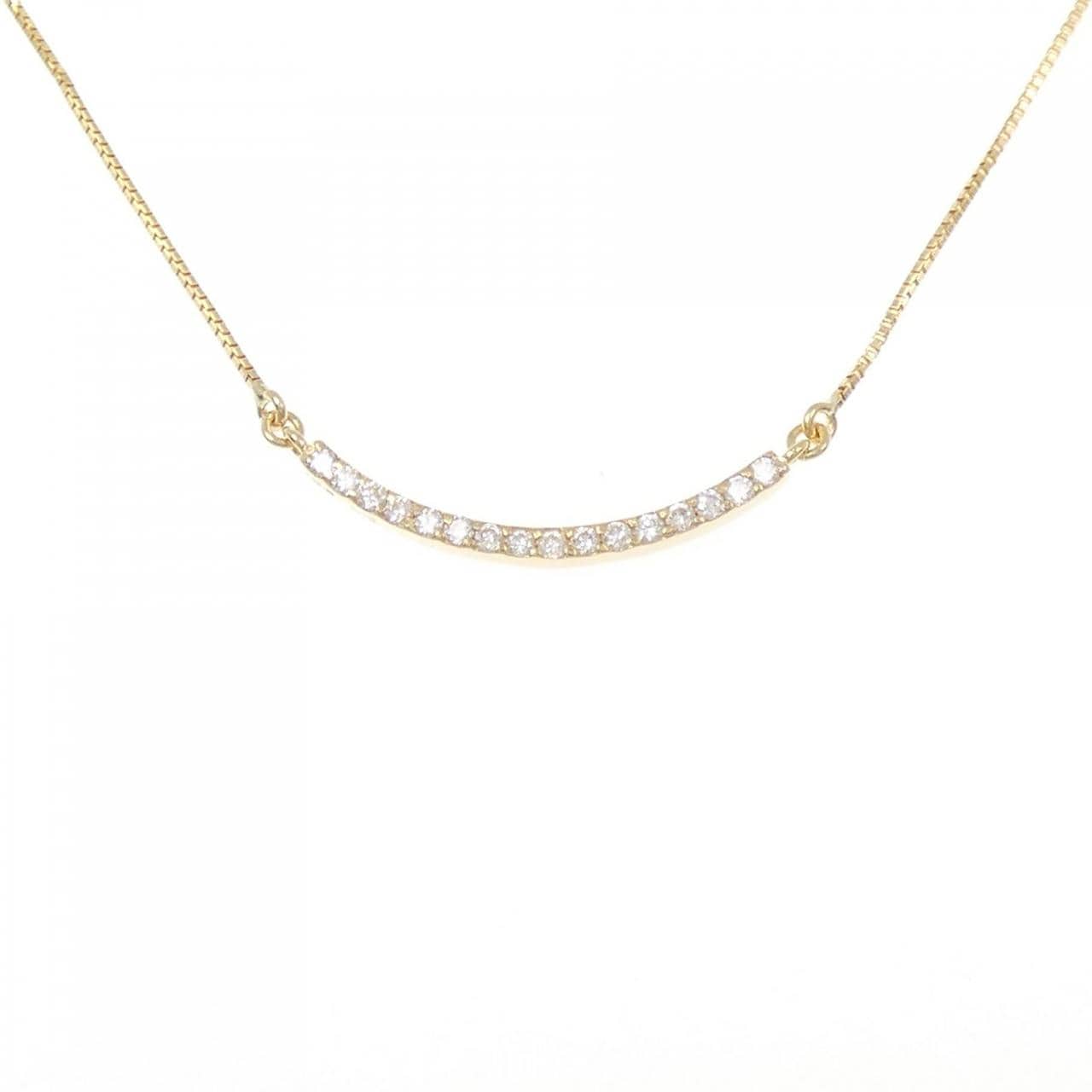 K18YG ダイヤモンド ネックレス 0.08CT