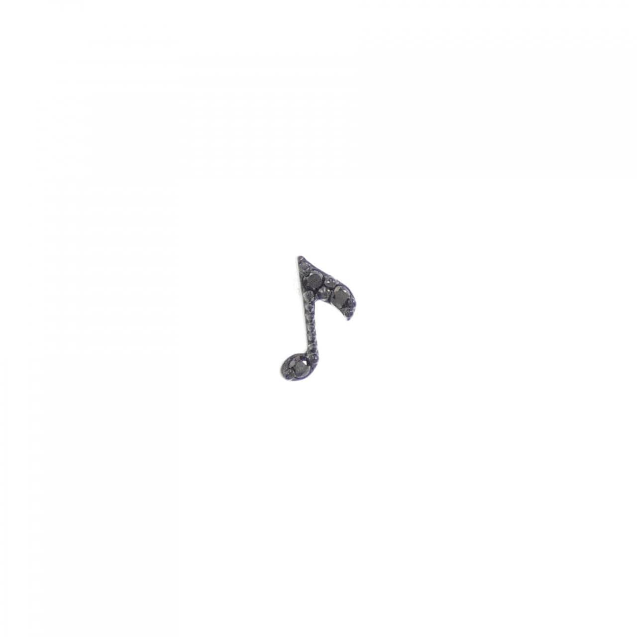 [新品] K18BG/K18YG Omp鑽石耳環 0.01CT单耳