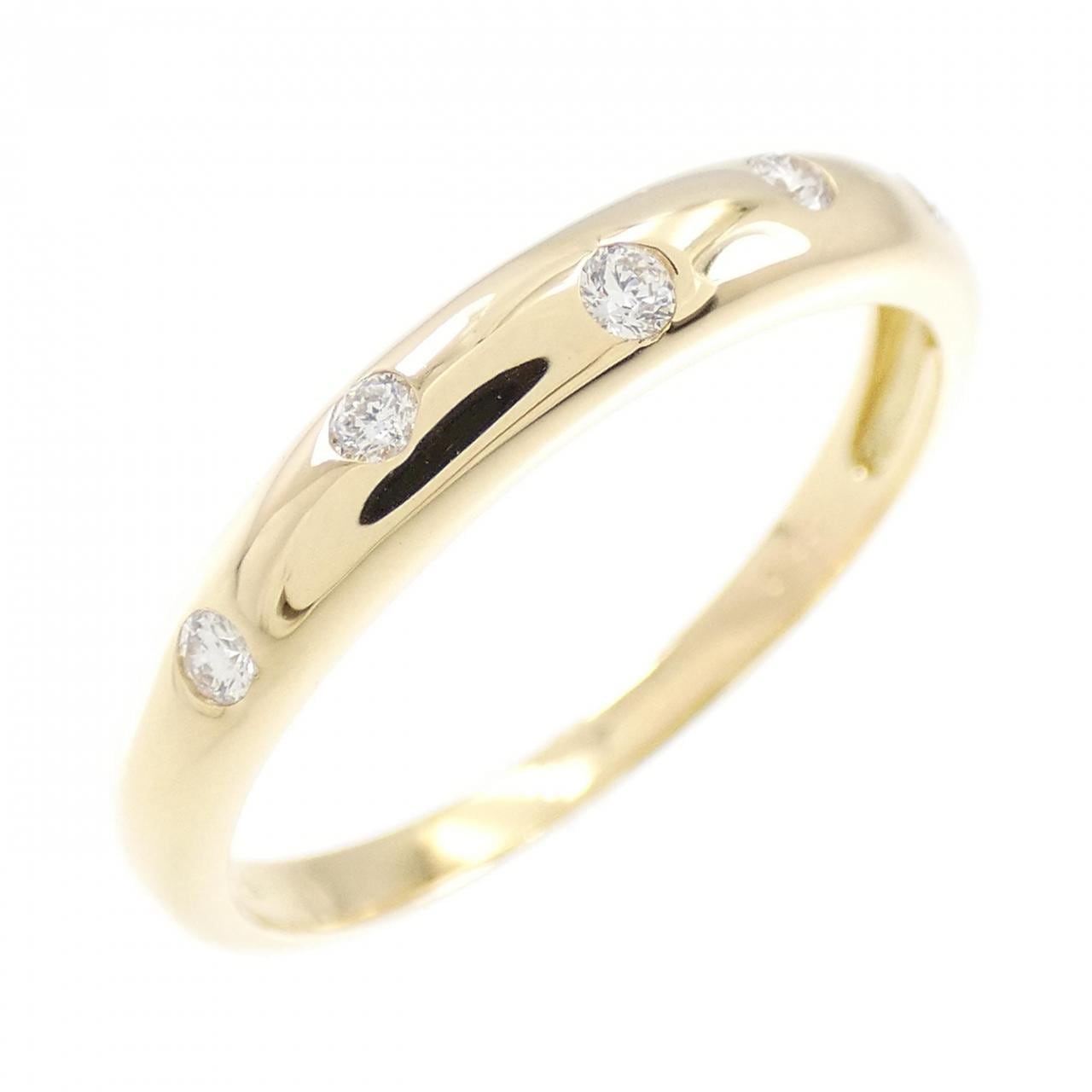 [BRAND NEW] K18YG Diamond ring 0.10CT