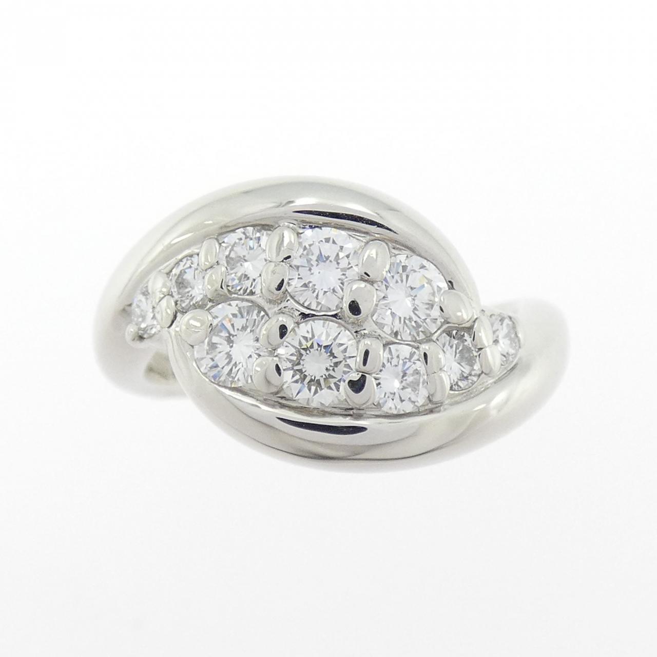 PT1000 ダイヤモンド リング 0.70CT