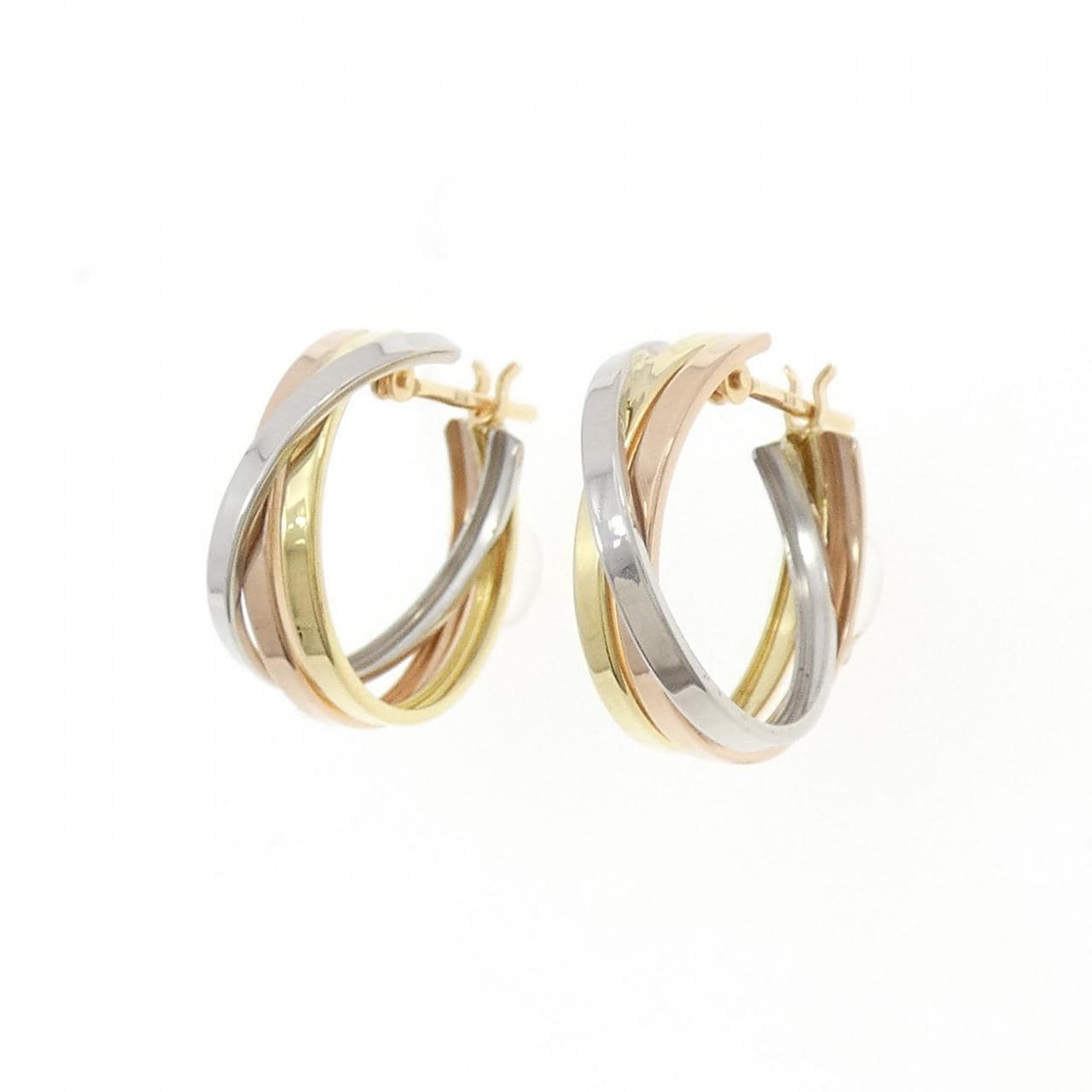 【新品】K18YG/PT900/K18PG ピアス