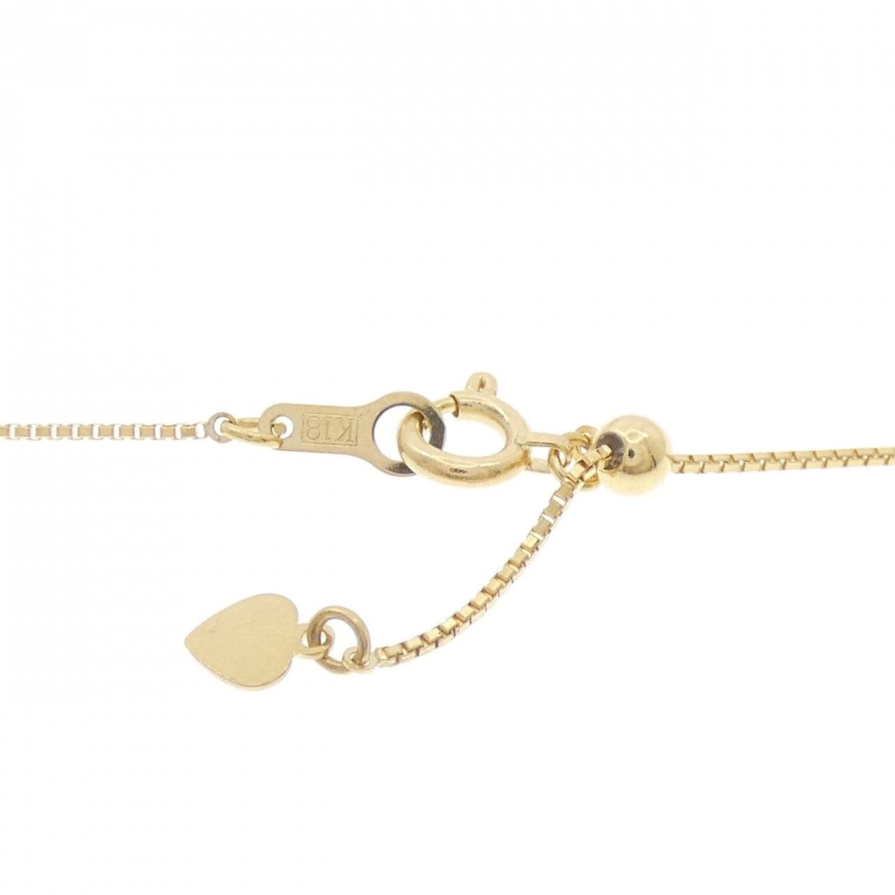 K18YG ハート ダイヤモンド ネックレス 1.00CT