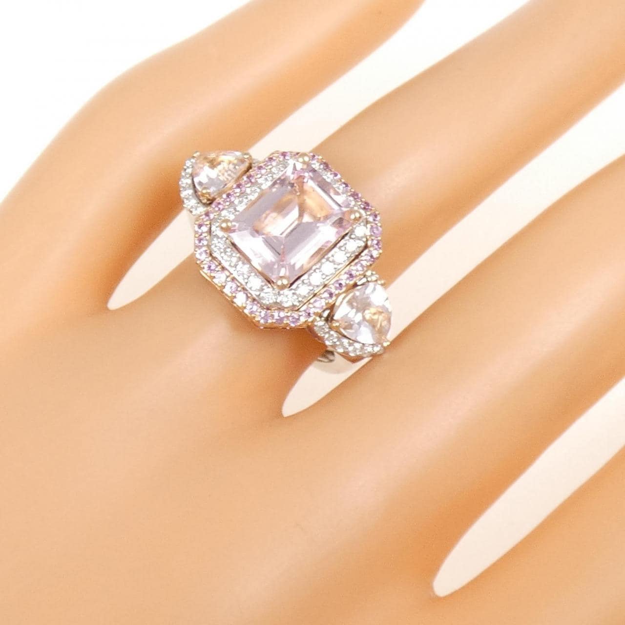 GSTV Morganite Ring 2.60CT