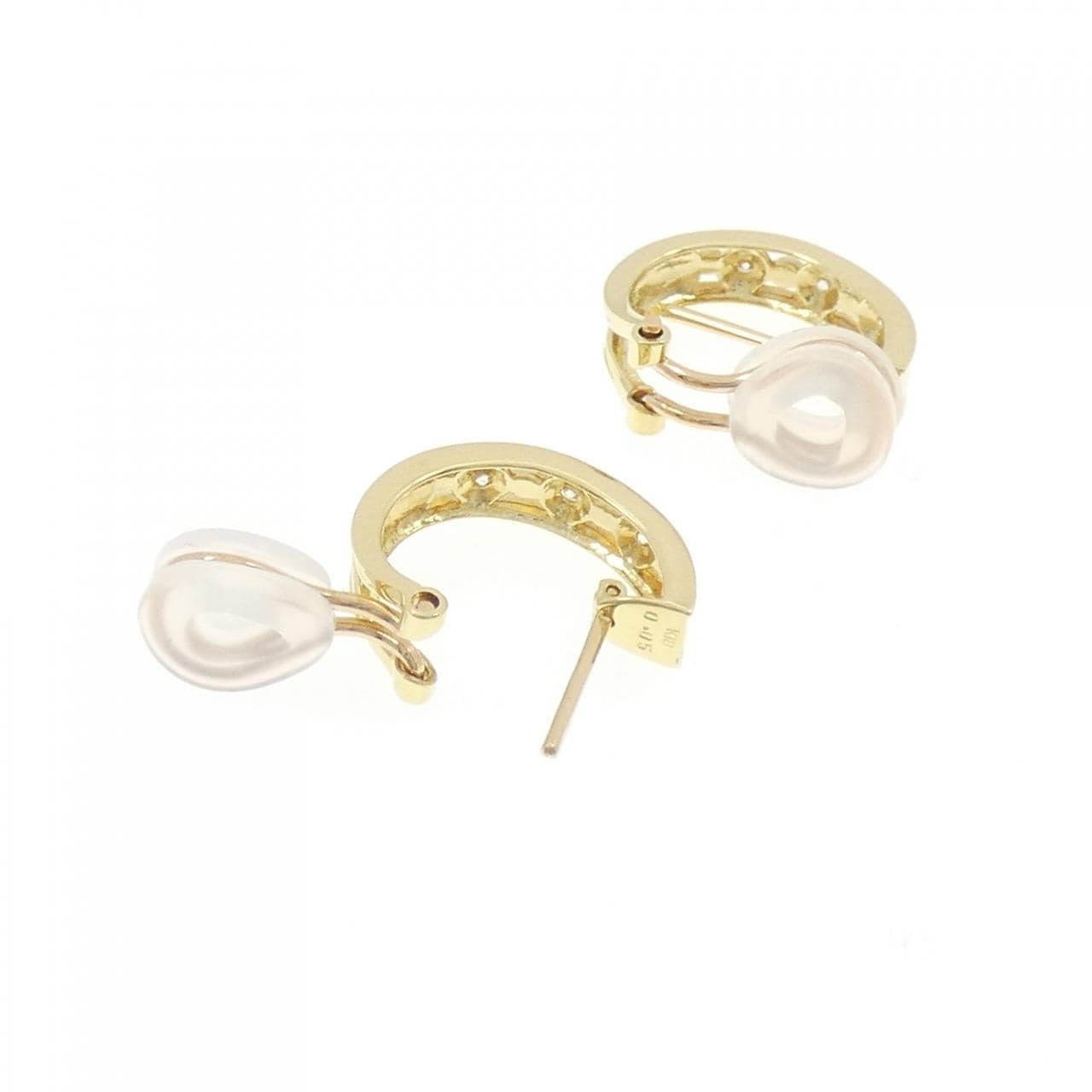 K18YG ダイヤモンド ピアス/イヤリング 0.10CT